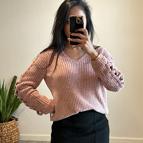 🔥Womens sweater, super soft, pink sweater, small - Picture 7 of 7